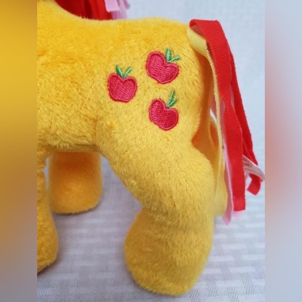 My Little Pony Apple Jack Plush Pony With Yellow Apples 12" by Hasbro - Picture 3 of 5
